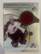 2005-06 SP GAME USED AUTHENTIC FABRICS JERSEY DAVID AEBISCHER AF-AE