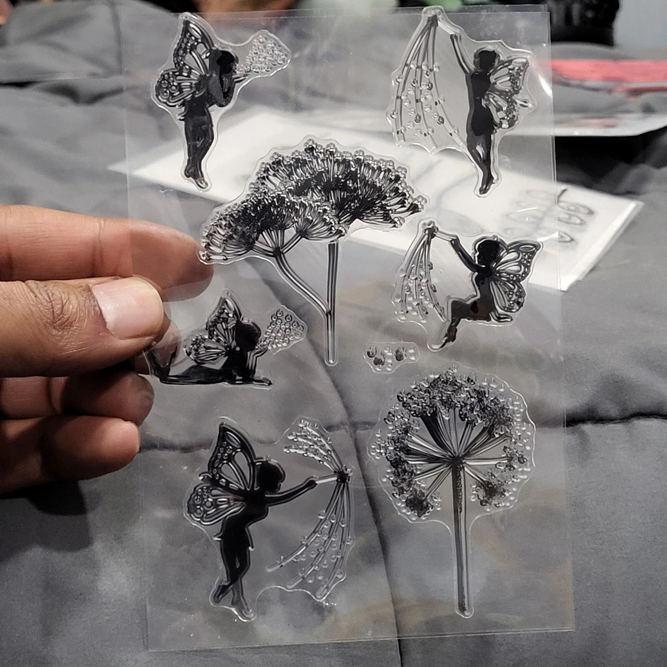 Colección de estampillas Cling Foto 3 de 4