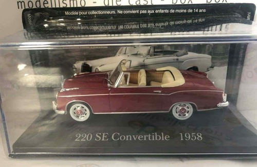 DIE CAST " 220 SE CONVERTIBLE - 1958 " MERCEDES COLLECTION SCALA 1/43 (11) - Picture 2 of 2