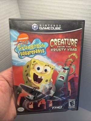 GAMECUBE: SpongeBob Creature from the Krusty Krab *COMPLETE TESTED