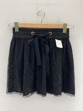 RED VALENTINO Lace Mini Skirt 38 Nylon BLK