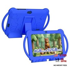 Kids Tablet 7 inch Android 12, 4GB RAM 32GB ROM, 512GB Expandsion, with Blue