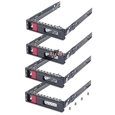 4x 774026-001 3.5'' HDD SAS SATA Tray For HP ProLiant ML350 ML110 G10  w/screws