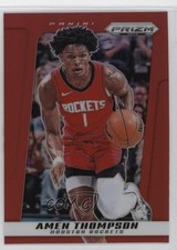 2024-25 Panini Prizm Deca Red Prizm 62/199 Amen Thompson #180 1t4l
