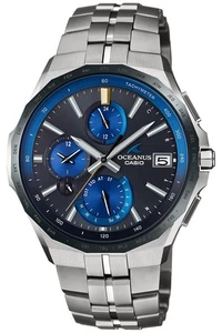 Casio OCW-S5000E-1AJF OCEANUS Mens Watch Manta Bluetooth Solar Silver Japan