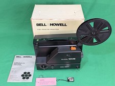 Bell Howell 10MS Dual Super 8 / 8mm Movie Projector Variable Speed Powers On