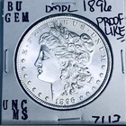 1896 BU GEM MORGAN SILVER DOLLAR UNC MS+++ U.S. MINT RARE COIN 7113