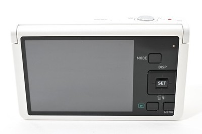 CASIO HIGH SPEED EXILIM EX-ZR70 White Digital Camera Selfie Tilt