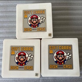 Super Mario Bros 2 & 3 Famicom Cartridge Disk Case Set Nintendo Japan Vintage JP