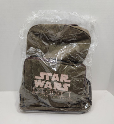 NEW 1999 Frito-Lay Promo Star Wars Ep. 1: The Phantom Menace Backpack W/Keyring