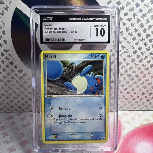 Marill graded CGC 10 for sale on eBay