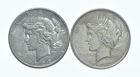 1922-S & 1922-D Peace Silver Dollar $1 Bullion Collection Lot *195