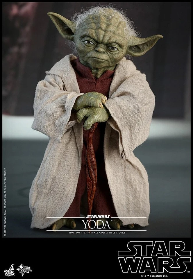 Figura de acción Yoda Obra maestra de la película Star Wars Episodio 2 El ataque de los clones Foto 2 de 4