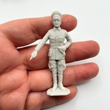 1960's Louis Marx WW2 World War 2 II Gray German Soldier 60MM Figure Figurine