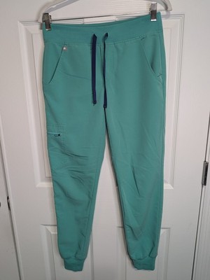 Figs Scrub Joggers Women's Extra Small Green Stretch Drawstring