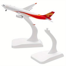 2sets Plastic Model Aircraft Display Stands White 7.85x5.4x8cm Storage