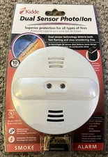 NIB - Kidde Dual Sensor Photo Ion Battery Operated Fire Smoke Alarm Model PI9010