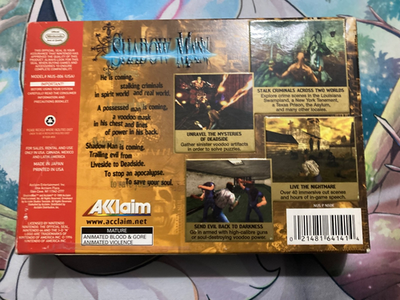 Shadow Man N64 Box, Game, Map (No Manual) | eBay
