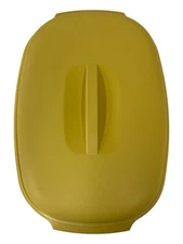 Vintage Tupperware Microwave Steamer Serving Bowl Harvest Gold 3 Piece Set