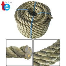 PP Manila Rope 1" 50' 3 Strand Twisted Rope Arborist Bull Rope Rope