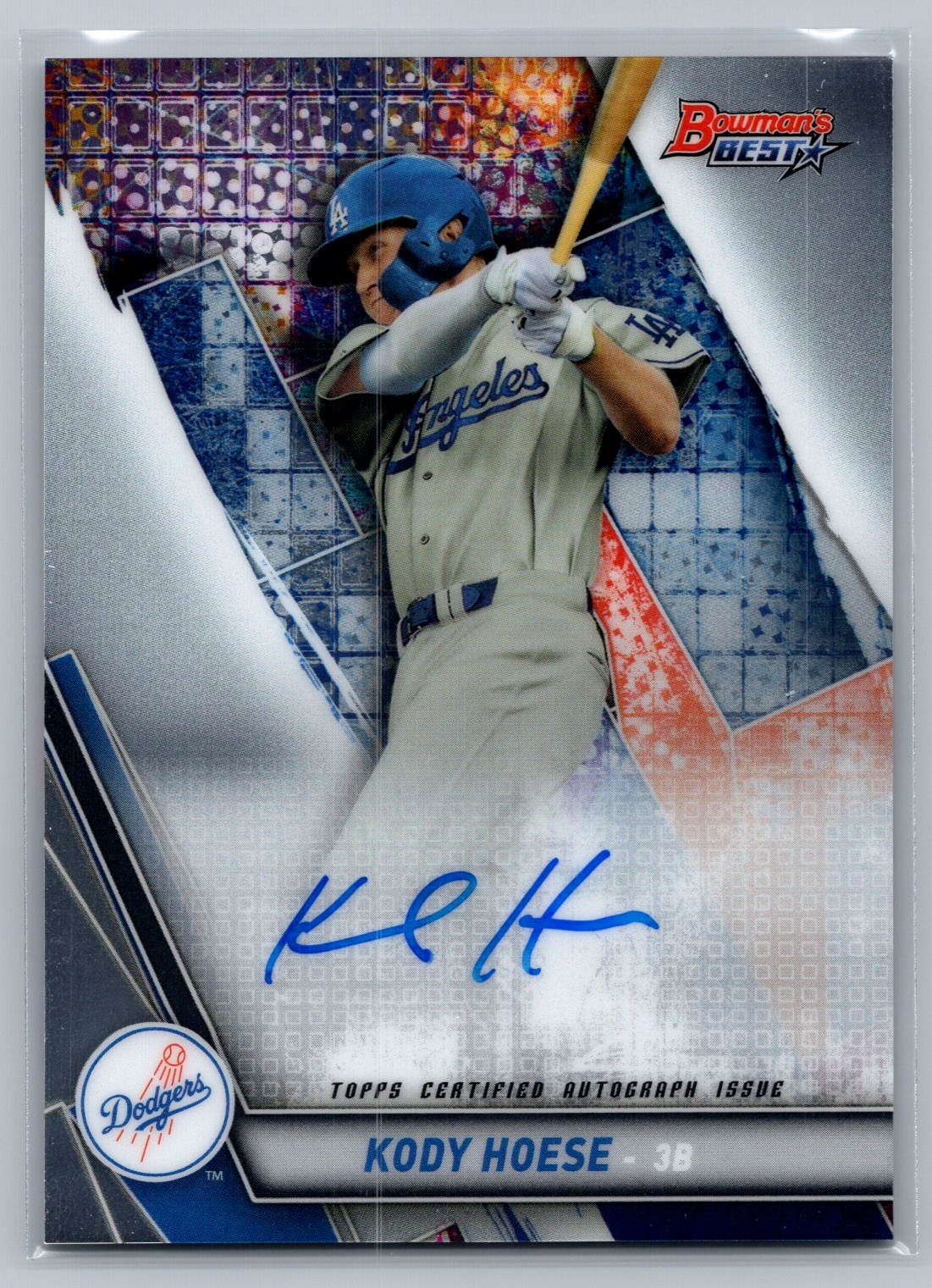 Kody Hoese 2019 Bowman's Best Best of 2019 Autographs #B19-KH