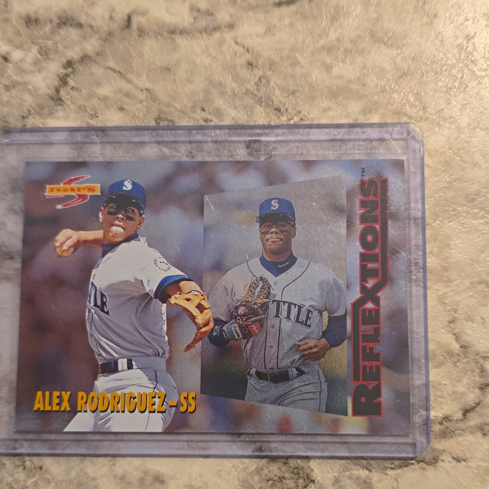 SCORE 1996 Score '96 Alex Rodriguez Mariners Reflextions Insert #2/20 
