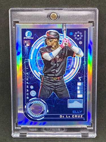Elly De La Cruz [Refractor] #BAI-1 2024 Bowman AI card