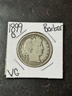 1899 O Barber Silver Quarter Very Good Condition U.S. 25c Type Coin (Raw18775)