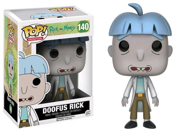Funko Pop! Rick and Morty Doofus Rick #140 -  Gamestop Exclusive NEW IN BOX