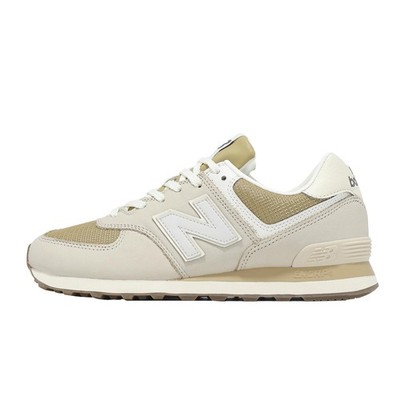 New Balance 574スニーカー ホワイト/ベージュ New Balance 574 NB Beige Yellow Men Unisex Casual Lifestyle Shoes
