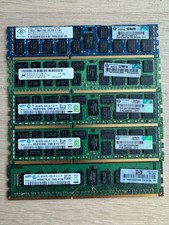 LOT of 5 PC3-10600 2Rx4 8GB SERVER RAM SAMSUNG M393B5270CH0