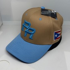 PUERTO RICO BASEBALL PR 3-D EMBROIDERED - PR FLAG  LETTERS AT SIDE SNAPBACK HAT