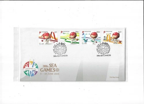 Singapore Year 2015 28th SEA Games FDC