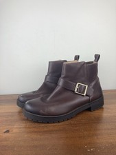 Vionic Mara Mystic Brown Leather Weather Resistant Ankle Boots Women  s 9