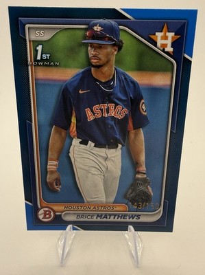 2024 Bowman - Prospects Brice Matthews #BP-69 Blue Border /150 (RC)