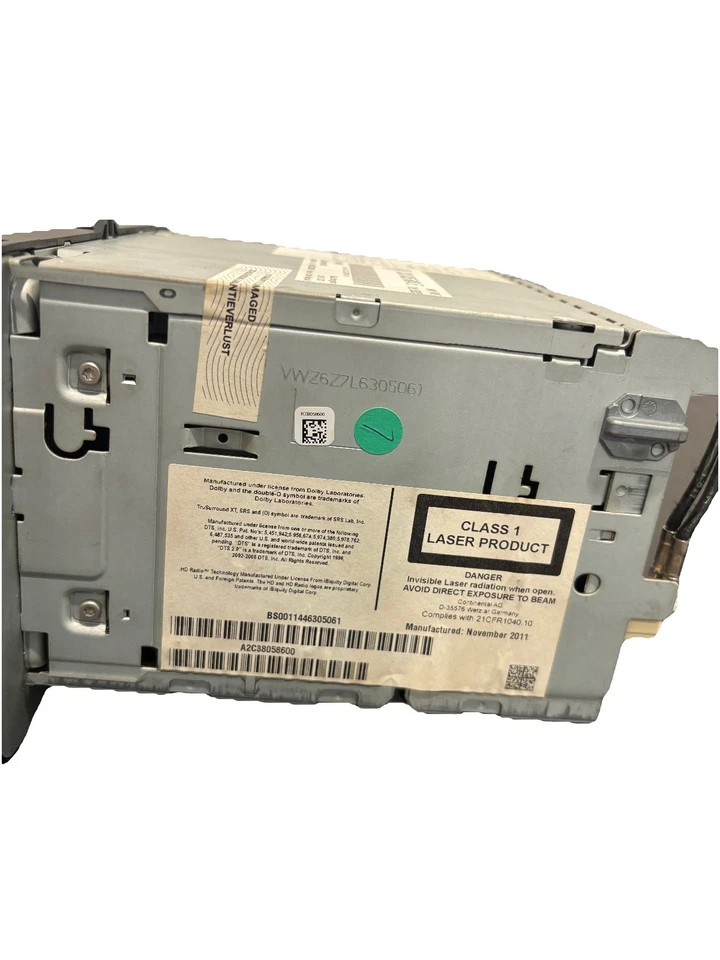 Volkswagen Passat Eos CC Info 2010-2015 PROBADO radio navegación pantalla 3C0035684 Foto 4 de 4