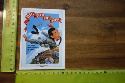 Alte Filmplakatkarte Kino Film BIG TOP PEE WEE Herman Kris Kristofferson
