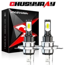 H4 9003 Super White Bright LED Headlight Bulbs Kit 100W 10000LM Hi-Low Beam