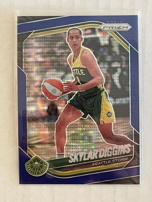 SKYLAR DIGGINS SP /199 BLUE PULSAR PRIZM 2025 SEATTLE STORM #123 WNBA