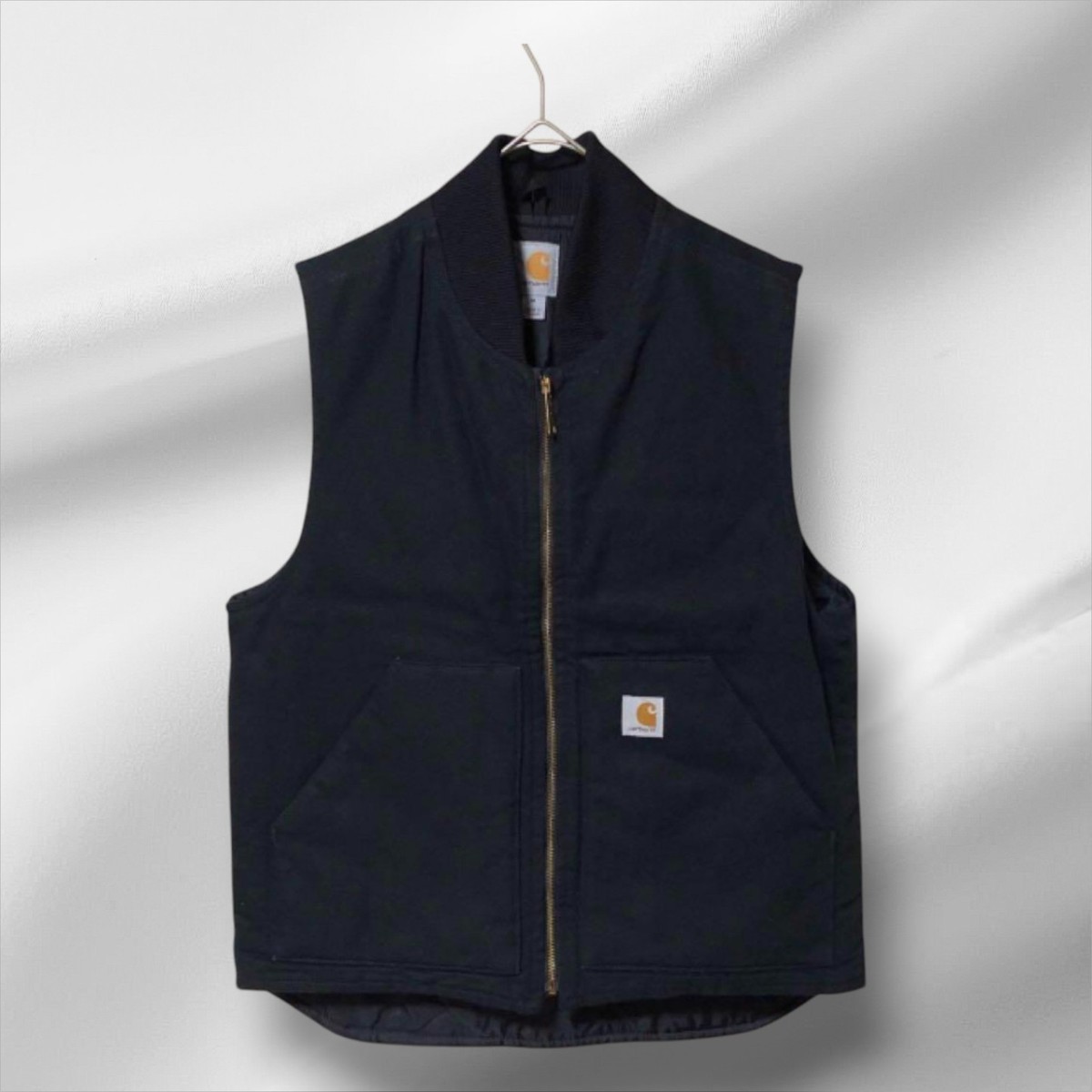 carhartt black duck vest Mexico製 Carhartt - Men's Duck Relaxed Fit Vest – Threadfellows