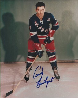 Deceased New York Rangers HOF Great Andy Bathgate Autographed 8x10 W/COA