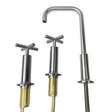 Kohler 14408-3-BN Purist Widespread Bathroom Sink Faucet - Brushed Nickel