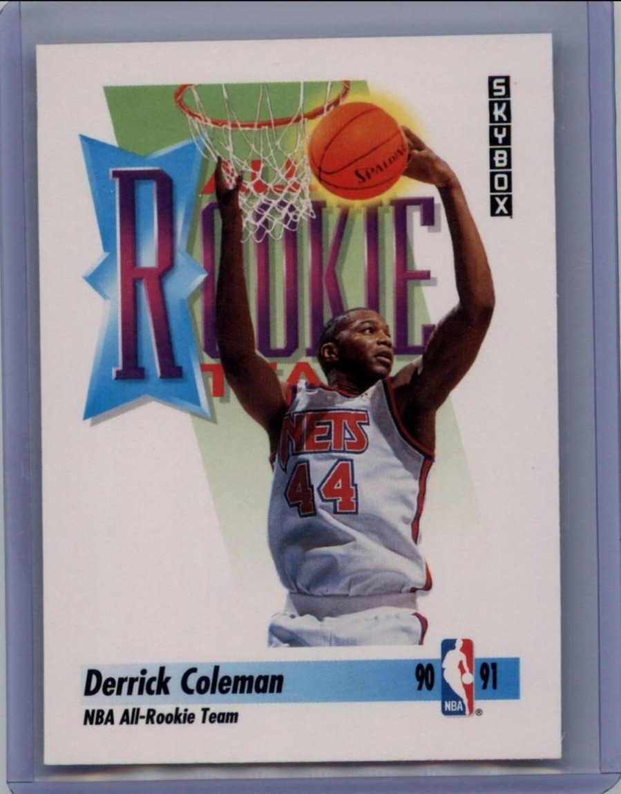 1991-92 SkyBox #318 Derrick Coleman