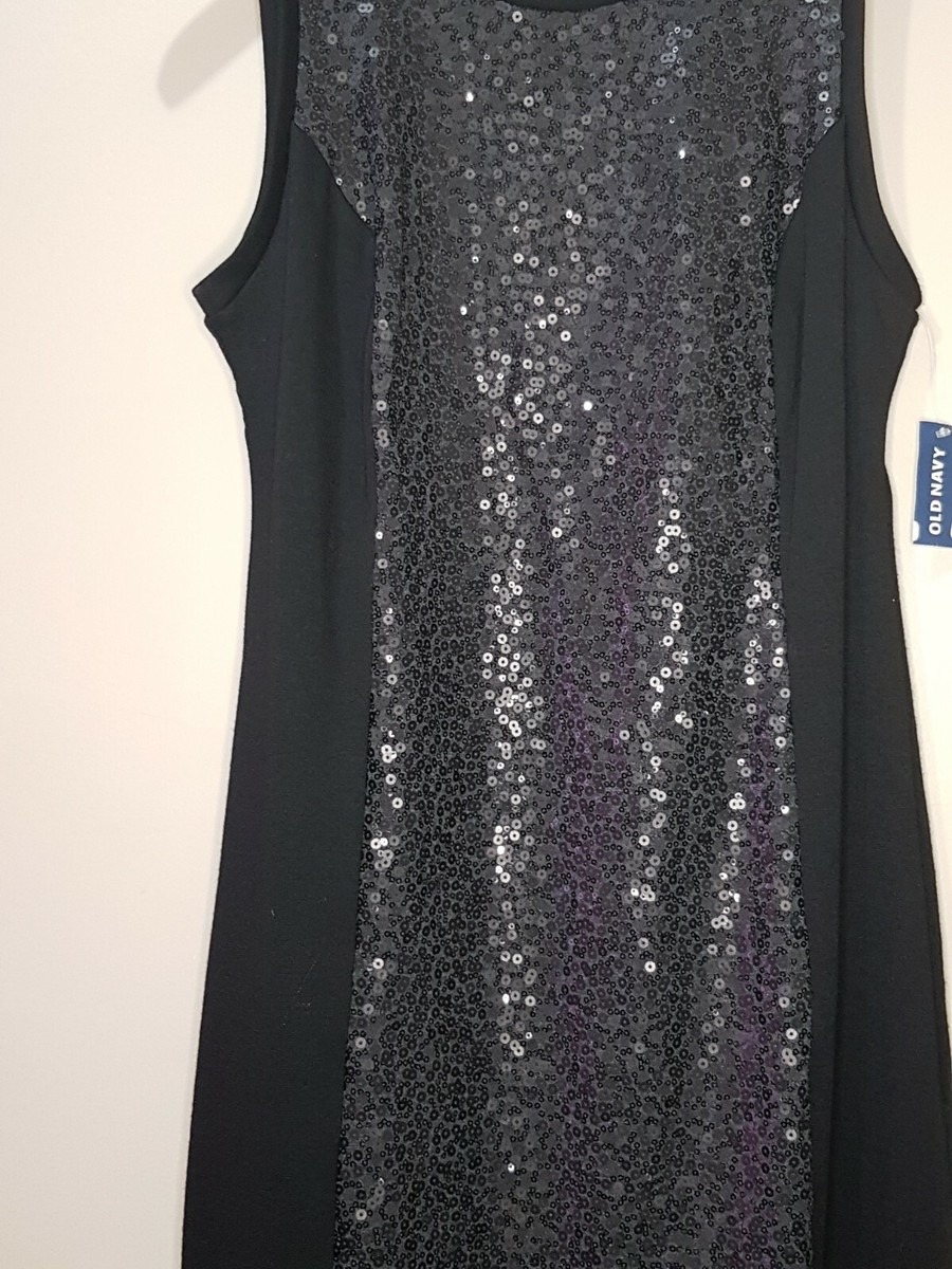 old navy black sequin dress Brand New Women's Size:S Maxi dress
