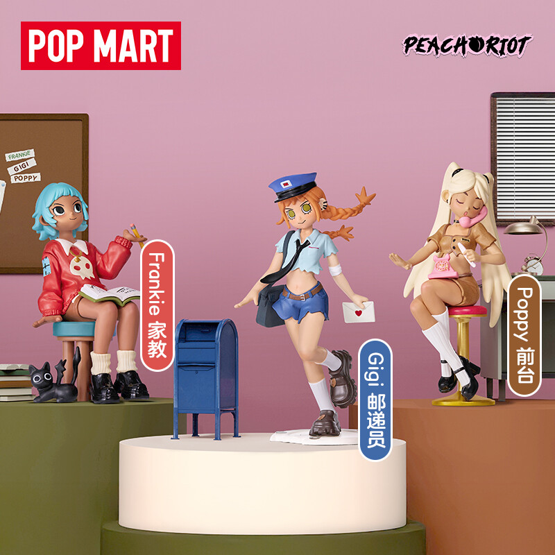 Genuine POP MART Peach Riot Rush Hour Series Blind Box Genuine POP MART Peach Riot Rush Hour Series Blind Box