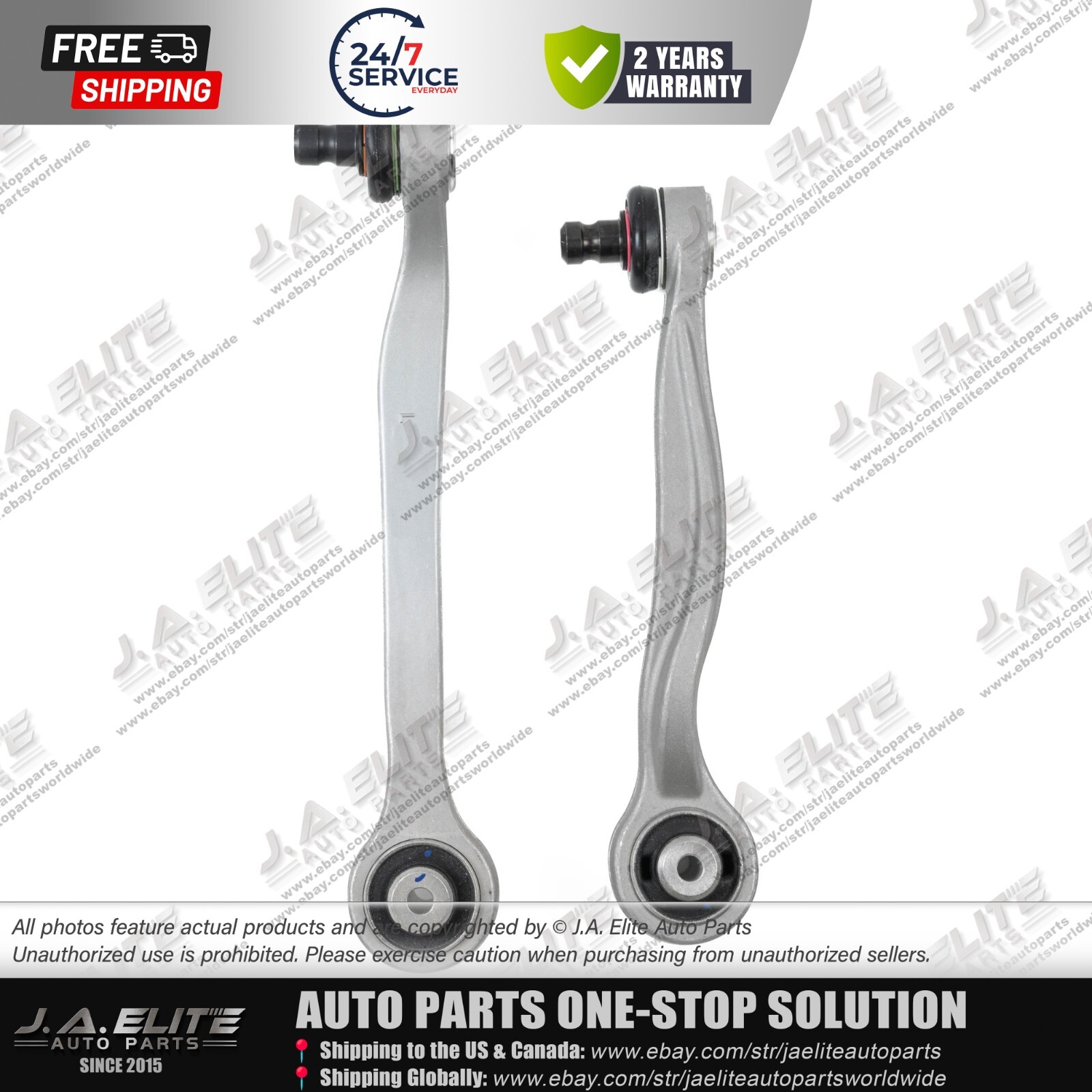 2pcs Front Left Upper Control Arm Kit fit Bentley Continental & Flying Spur