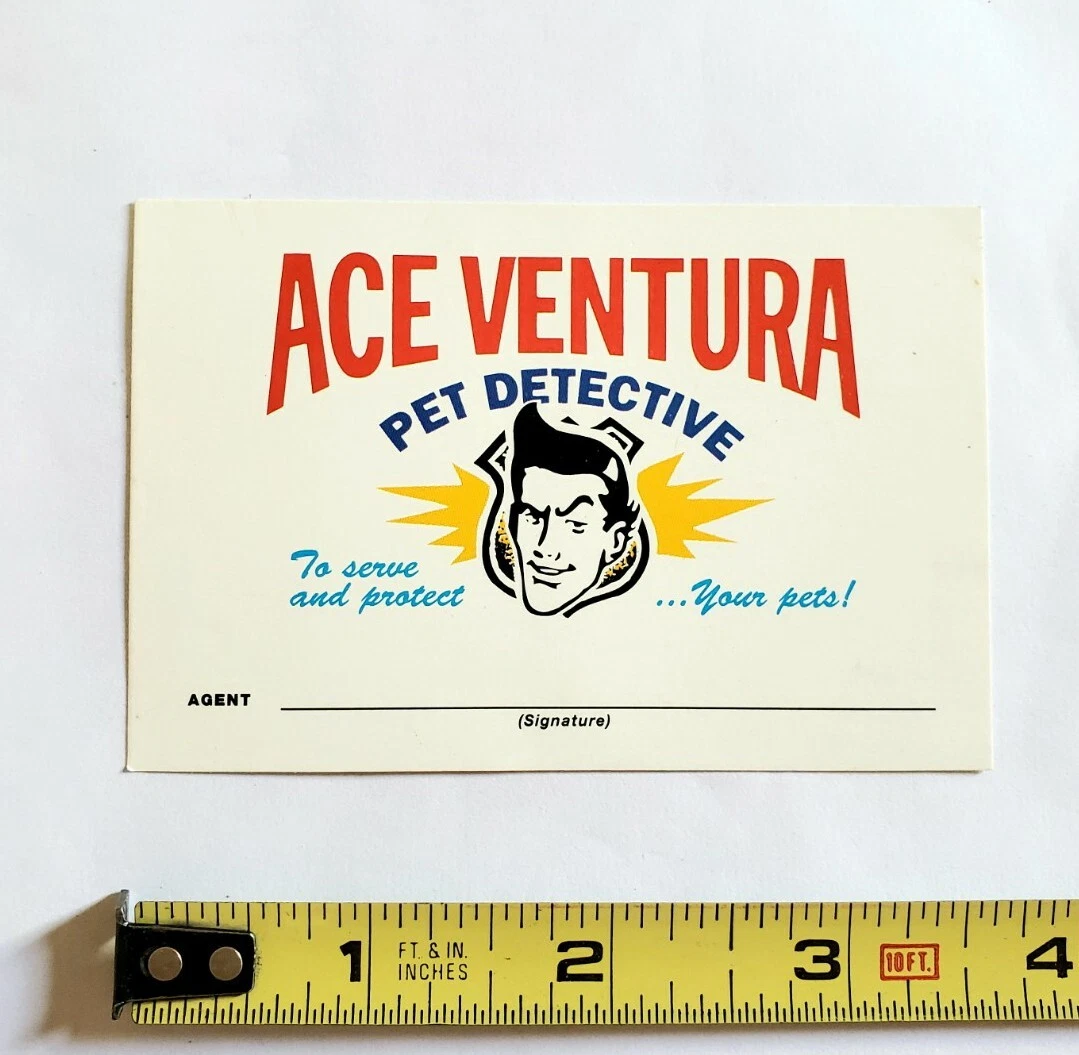 Ace Ventura Card
