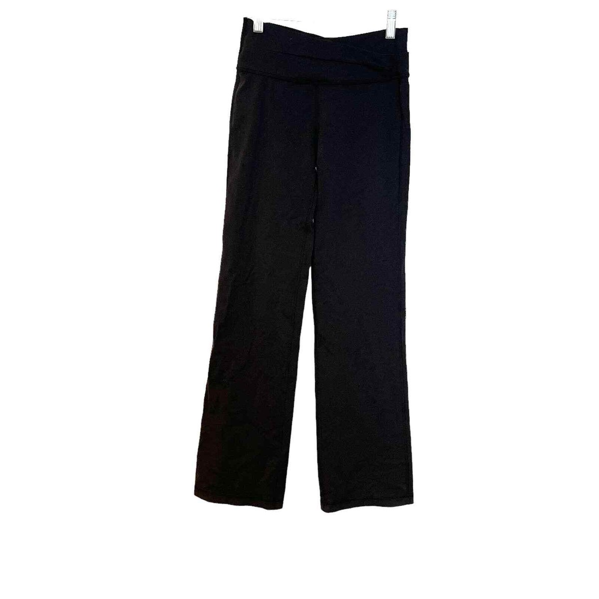 Lululemon Black Crossover Waist Astro Pants Size 4 | eBay