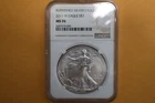 2011 W BURNISHED AMERICAN SILVER EAGLE NGC MS70