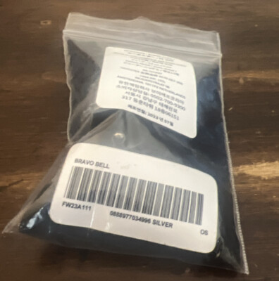 Supreme Bravo Bell Keychain Silver FW23 (Brand New) 100% Authentic